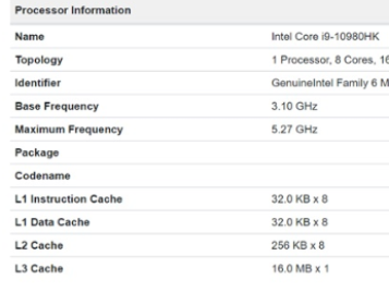 i9-10980HK