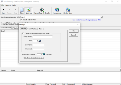 1st Directory Email Spider°ε԰windowsͻ˽ͼ
