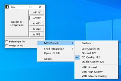 FLACָʽתε԰windowsͻ˽ͼ