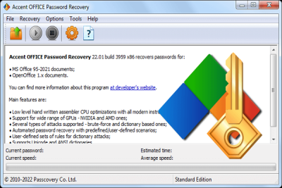 Accent Office Password Recoveryε԰windowsͻ˽ͼ