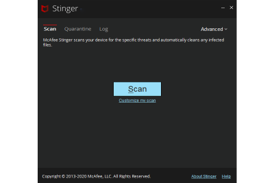 McAfee Avert Stinger x32ε԰windowsͻ˽ͼ