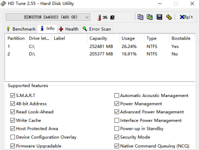 HD Tune԰ε԰windowsͻ˽ͼ