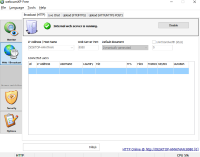 webcamXPε԰windowsͻ˽ͼ