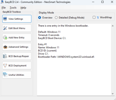 EasyBCD԰ε԰windowsͻ˽ͼ