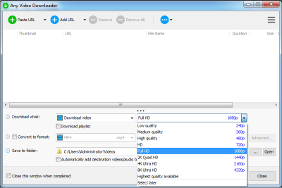 Any Video Downloaderε԰windowsͻ˽ͼ