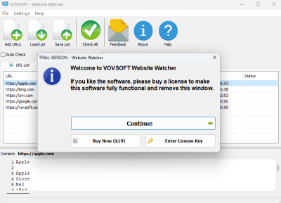 WebSite Watcherε԰windowsͻ˽ͼ