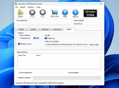 Cocosenor ZIP Password Tunerε԰windowsͻ˽ͼ