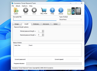 Cocosenor iTunes Password Tunerε԰windowsͻ˽ͼ