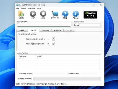 Cocosenor Word Password Tunerε԰windowsͻ˽ͼ