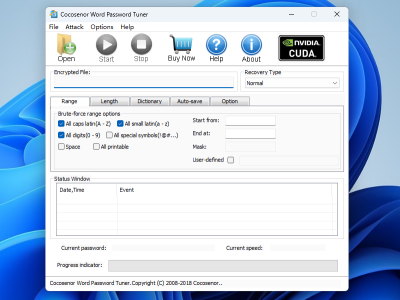 Cocosenor Word Password Tunerε԰windowsͻ˽ͼ