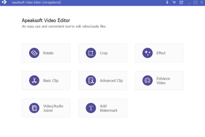 Apeaksoft Video Editorε԰windowsͻ˽ͼ