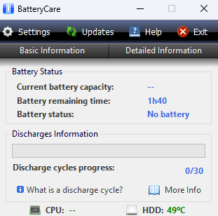 BatteryCareͻε԰windowsͻ˽ͼ