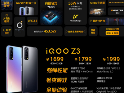 120Hz  768G55WWӳiQOO Z3ۃr1699Ԫ