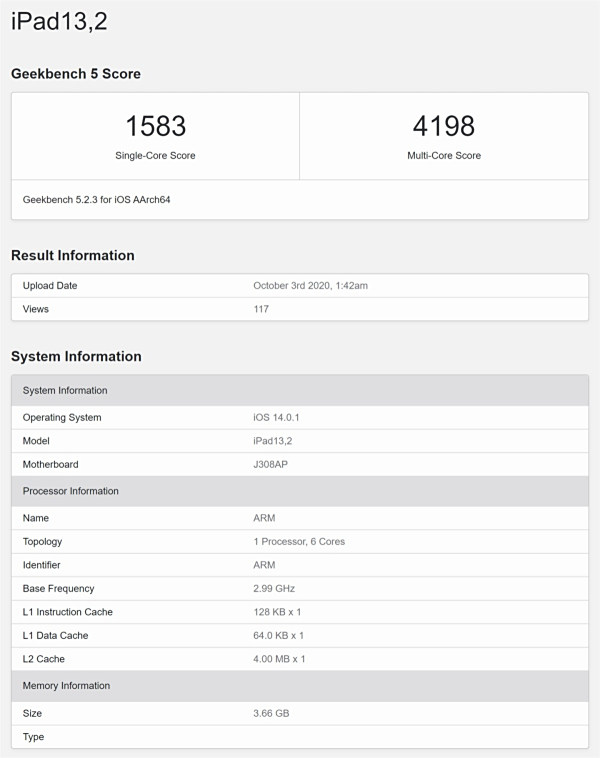 ƻA14 Bionic GeekBenchֹܷԲA12Z