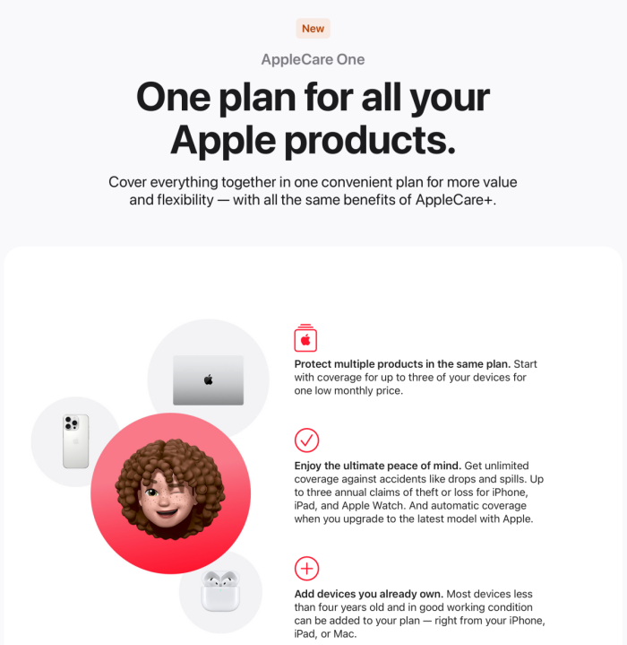 ƻƳAppleCare Oneȫұ¸19.99Ԫ̨豸